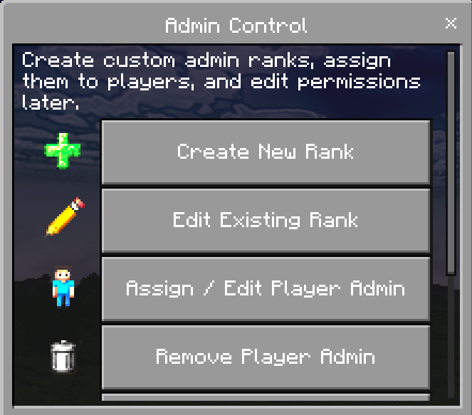 Administrator Control Panel - Achievement Friendly